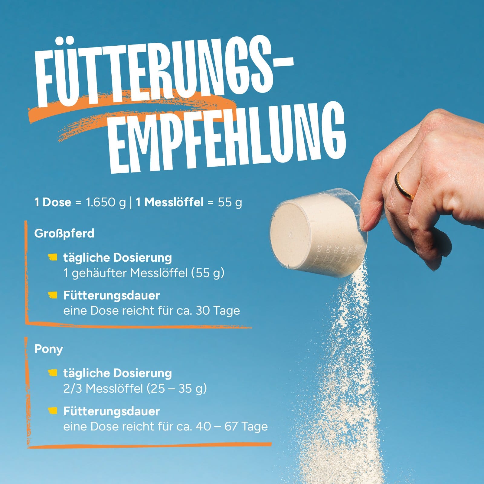 Hooved Bone Royale Fütterungsempfhelung